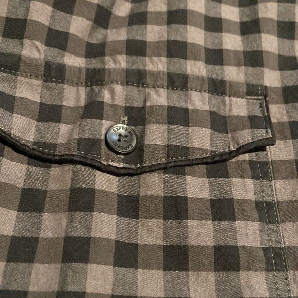 Express size medium like new condition see pics long sleeved button down - Picture 3 of 3